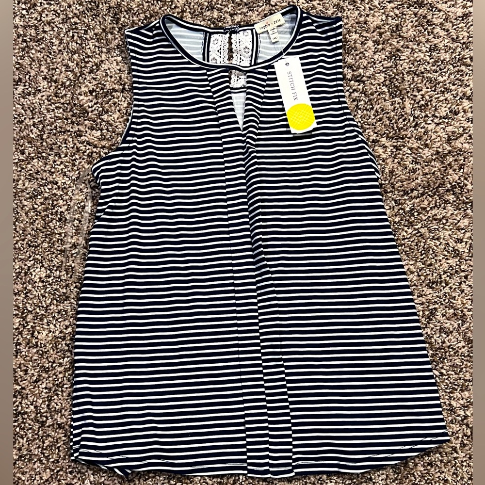Stitch Fix Size 12 Large Girls Sleeveless Top NEW Sophia & Zeke
